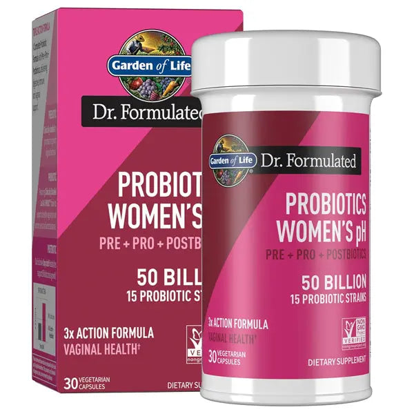 Garden of Life Probiotics Women's pH 50 Billion CFU 30 Count Garden of Life